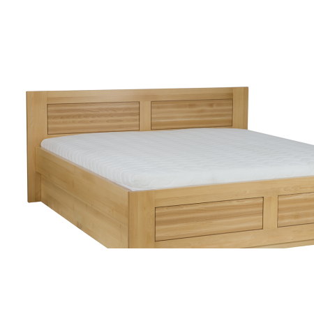 Łóżko bukowe  LK112 BOX  z pojemnikiem DREWMAX| Expertsnu.pl