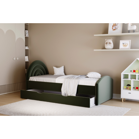 Łóżko dziecięce tapicerowane 81267 M&K foam Koło | Łóżka - Expertsnu.pl