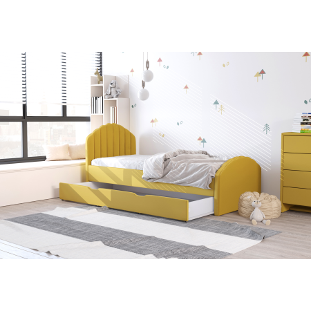 Łóżko dziecięce tapicerowane 81268 M&K foam Koło | Łóżka - Expertsnu.pl