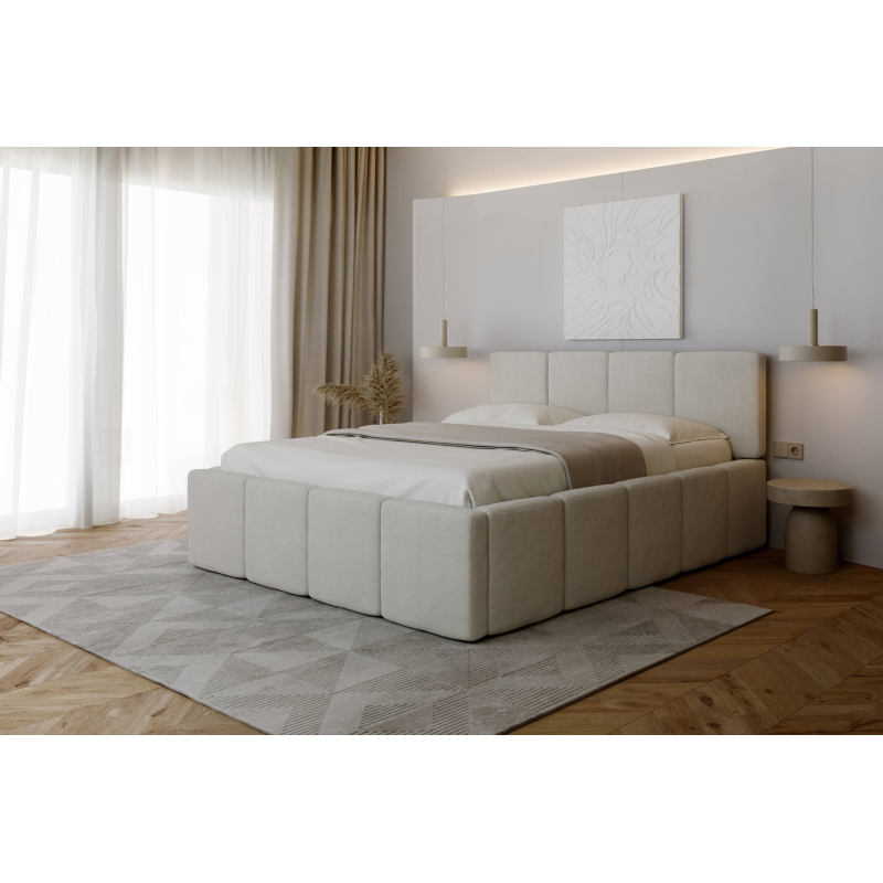 Łóżko tapicerowane 81261 M&K foam Koło - Łóżka - Expertsnu.pl