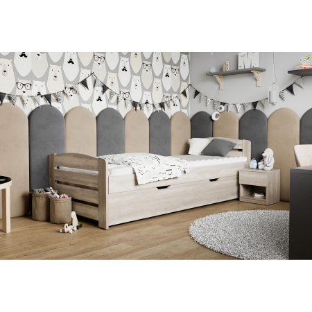 Łóżko z płyty 80207 M&K foam Koło