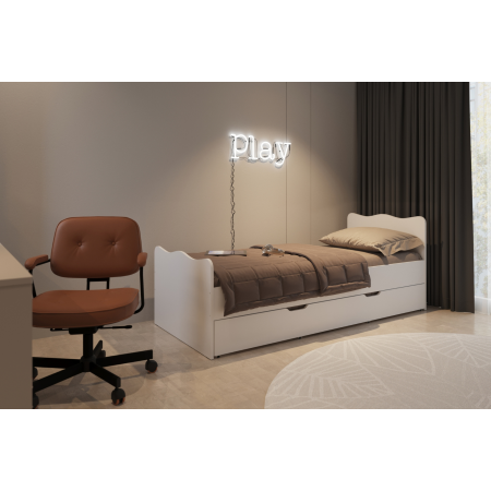 Łóżko z płyty 80222 M&K foam Koło