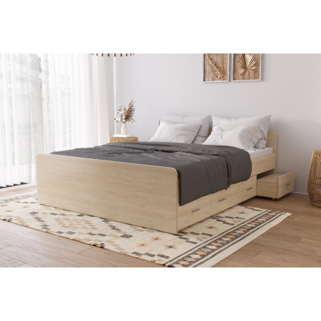 Łóżko z płyty 80262 M&K foam Koło