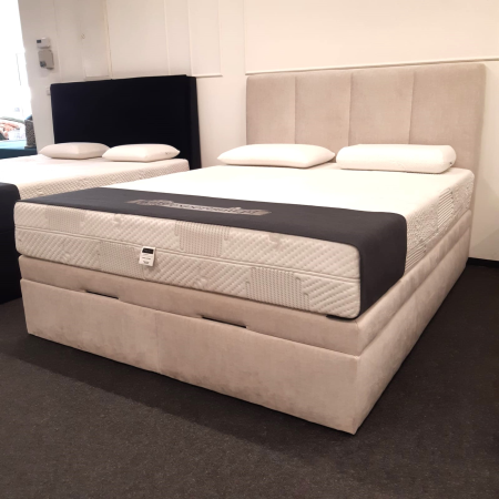 Łóżko kontynentalne z pojemnikiem TIK-LUX + Z23 160x200 EXPO