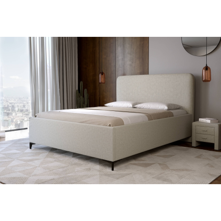 Łóżko tapicerowane 84003 M&K foam Koło