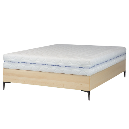 Łóżko bukowe  LK185 BOX  z pojemnikiem DREWMAX| Expertsnu.pl