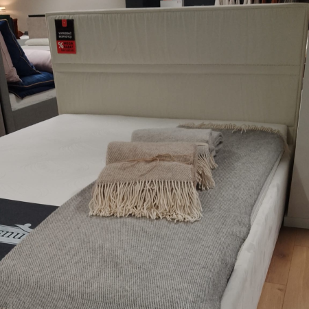 Łóżko tapicerowane z pojemnikiem KW-RMT + Z247 160x200 EXPO