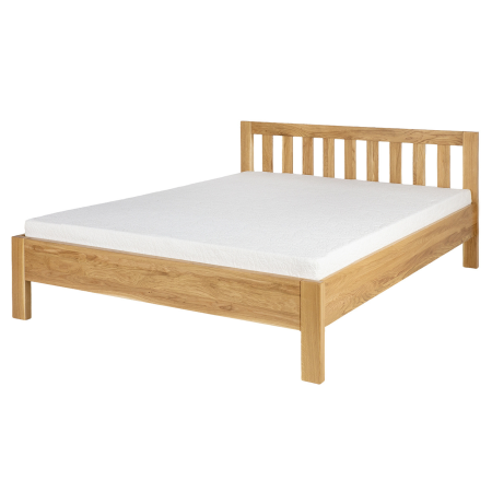 Łóżko dębowe LK303  DREWMAX| Expert Snu