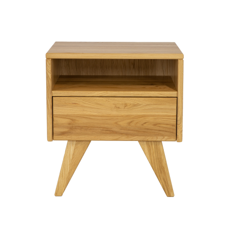 Szafka nocna bukowa SN401 Drewmax| Expert Snu