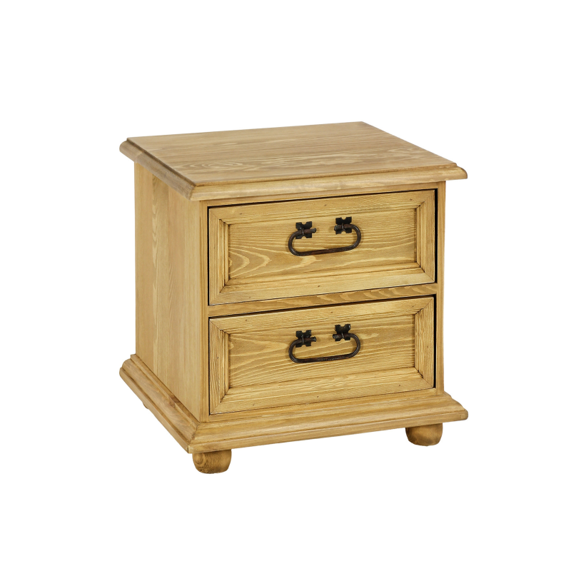 Szafka nocna sosnowa SN700 Drewmax| Expert Snu