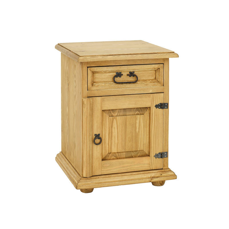 Szafka nocna sosnowa SN701 Drewmax| Expert Snu