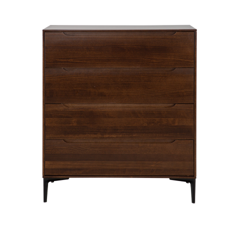 Komoda bukowa KD424 na nóżkach Drewmax | Expert Snu