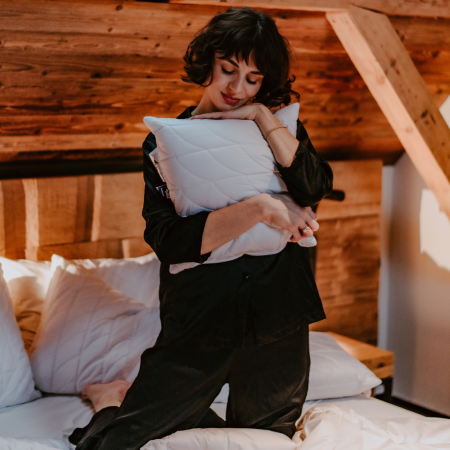 Poduszka naturalna AMZ Kaszmir Gold | Poduszki - Expert Snu