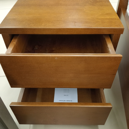 Szafka nocna drewniana WIÓR 2s EXPO