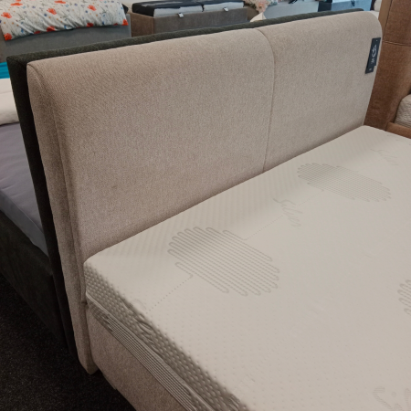 Łóżko tapicerowane z pojemnikiem TIK + Z55 160x200 EXPO