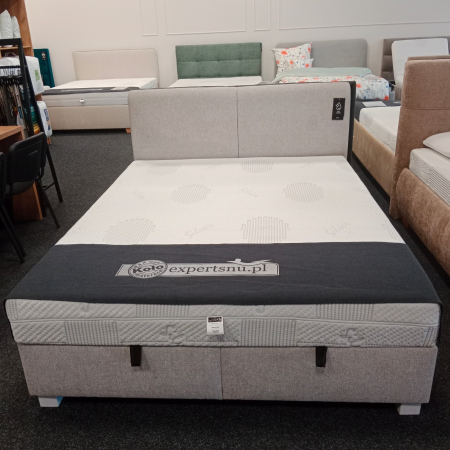 Łóżko tapicerowane z pojemnikiem TIK + Z55 160x200 EXPO