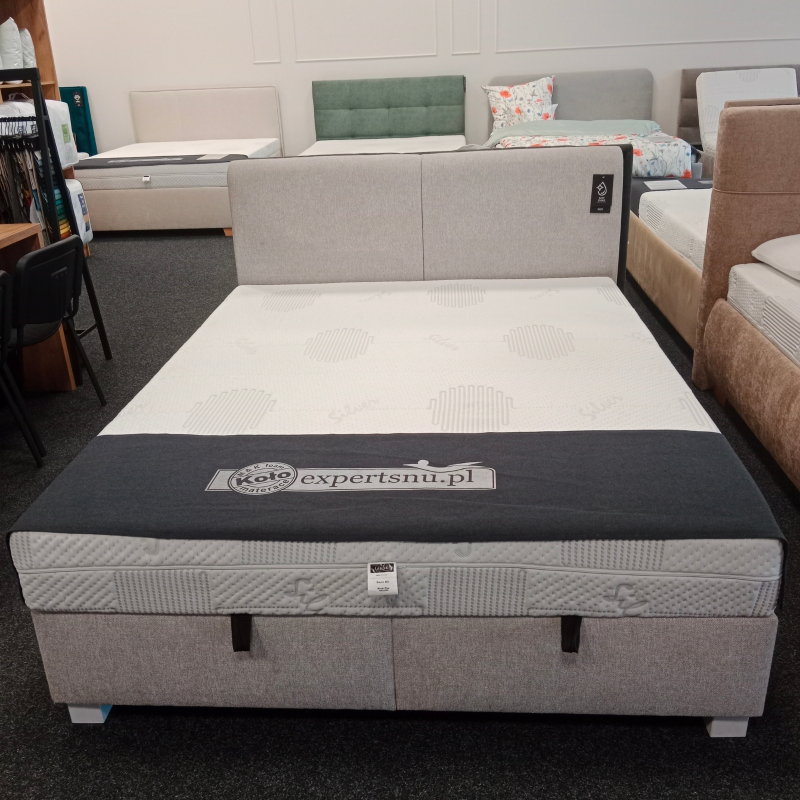Łóżko tapicerowane z pojemnikiem TIK + Z55 160x200 EXPO