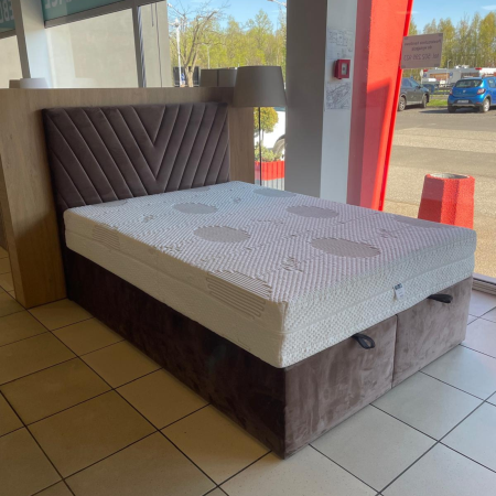 Łóżko kontynentalne z pojemnikiem TIK-W + Z62 140x200 - Katowice