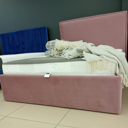 Łóżko tapicerowane z KSA + Z95 140x200 DĘBICA