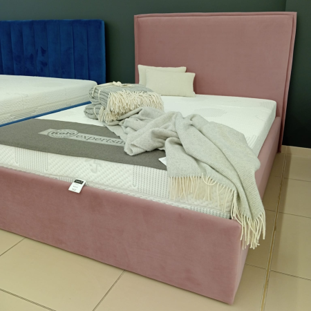 Łóżko tapicerowane z KSA + Z95 140x200 DĘBICA