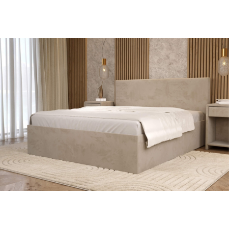 Łóżko tapicerowane 86000 M&K foam Koło | Łóżka - Expertsnu.pl