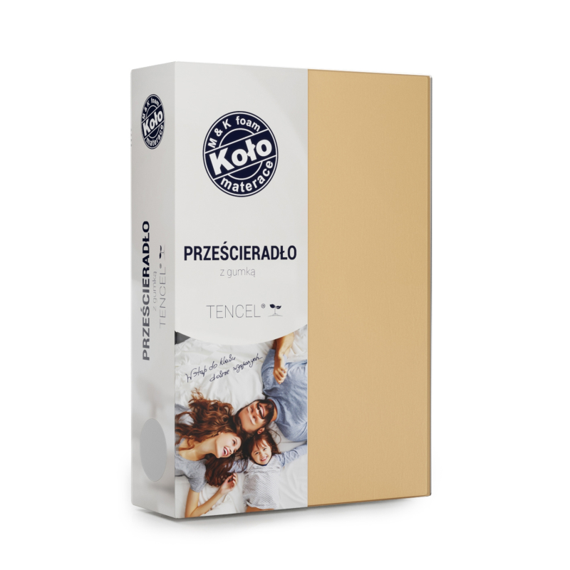 Prześcieradło Tencel M&K Foam Koło |Expertsnu.pl