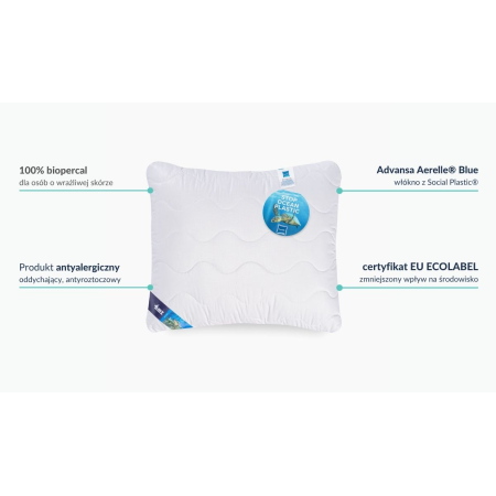 Poduszka antyalergiczna AMZ Aerelle Blue | Expert Snu