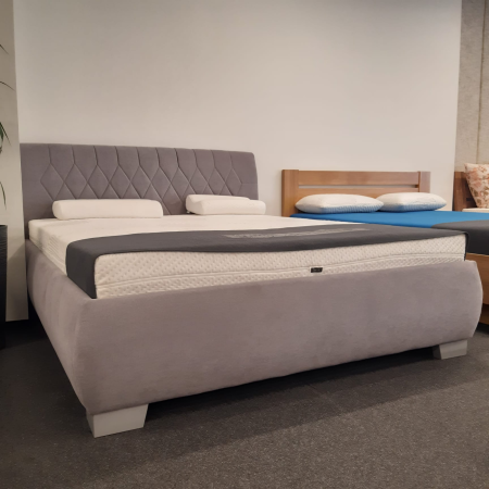 Łóżko kontynentalne z pojemnikiem KN-RM + Z53 160x200 EXPO