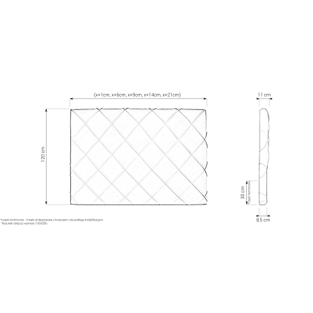 Zagłówek 37 M&K foam Koło - Łóżka | Expertsnu.pl