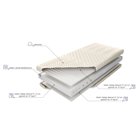 Materac Sueno Vital H1 M&K Foam Koło - Materace - Expertsnu.pl