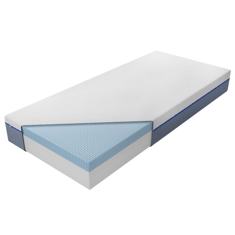 Materac Medivis Talalay Blue H2 M&K foam Koło - Materace - Expertsnu.pl