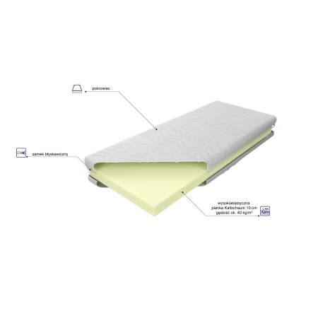 Materac Junior 10 M&K foam Koło - Materace - Expertsnu.pl