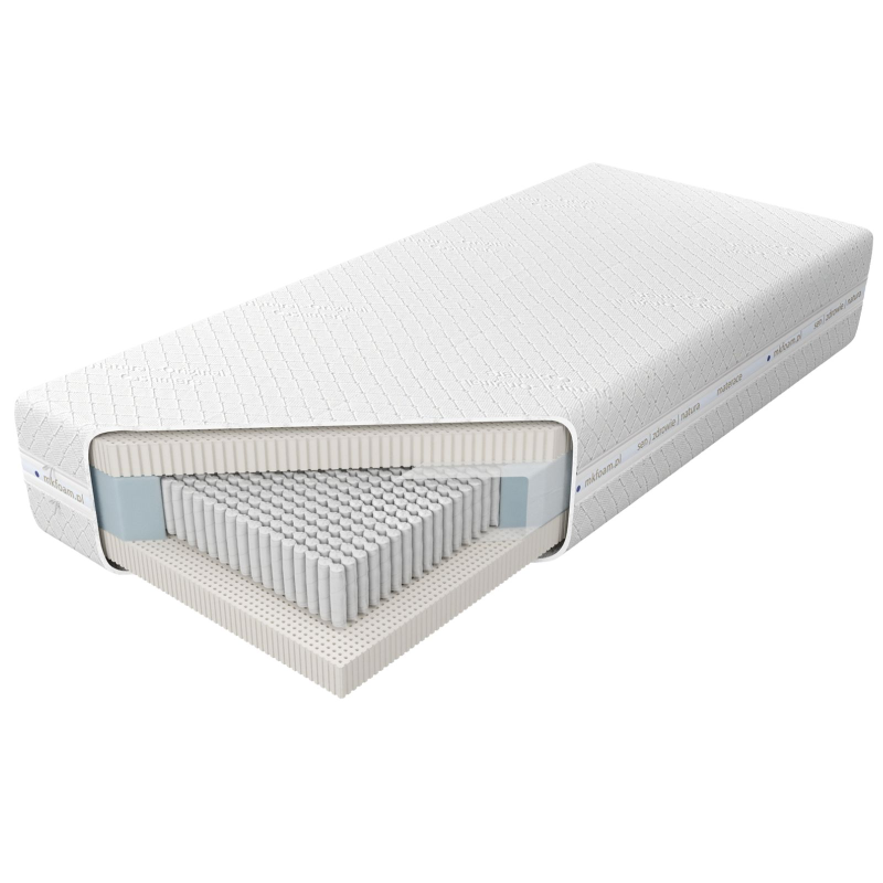 Materac Czar Nocy Talalay Natural X7 H3 M&K Foam Koło - Expertsnu.pl