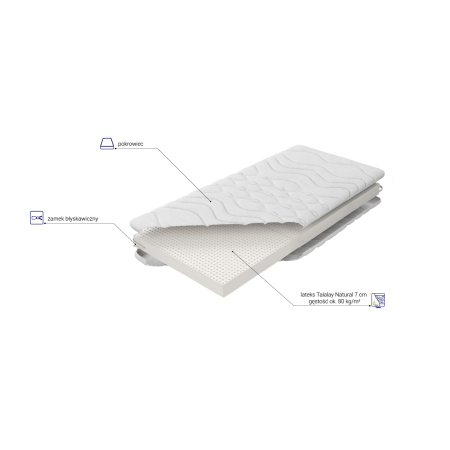 Materac Baby Talalay Natural M&K foam Koło - Materace - Expertsnu.pl