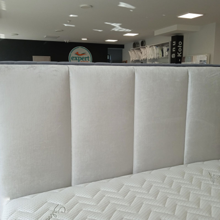 Łóżko tapicerowane KSA + Z23 160x200 M&K foam Koło | Expert Snu