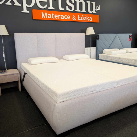 Łóżko tapicerowane KN + Z23 180x200 M&K foam Koło | Expert Snu
