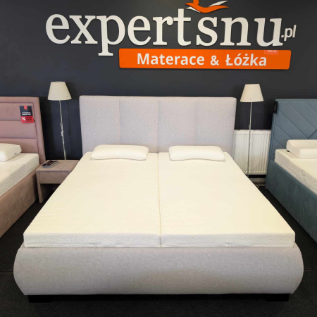 Łóżko tapicerowane KN + Z23 180x200 M&K foam Koło | Expert Snu