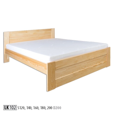 Łóżko drewniane sosnowe LK 102 DREWMAX