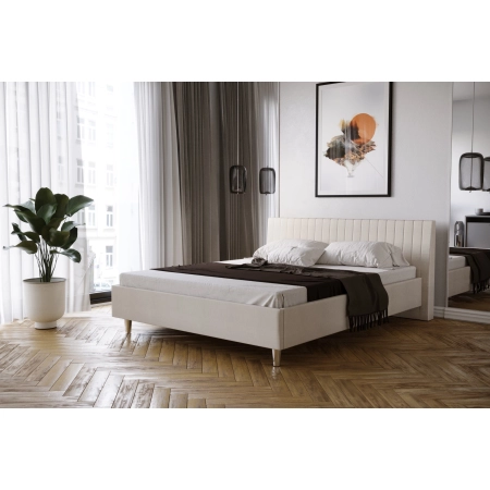 Łóżko tapicerowane 80265 M&K foam Koło