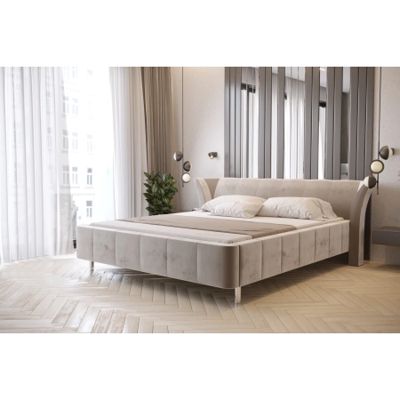 Łóżko tapicerowane 80295 M&K foam Koło