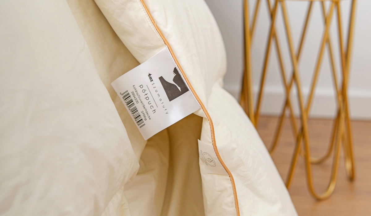 pielęgnacja Kołdry puchowej Półpuch 20%