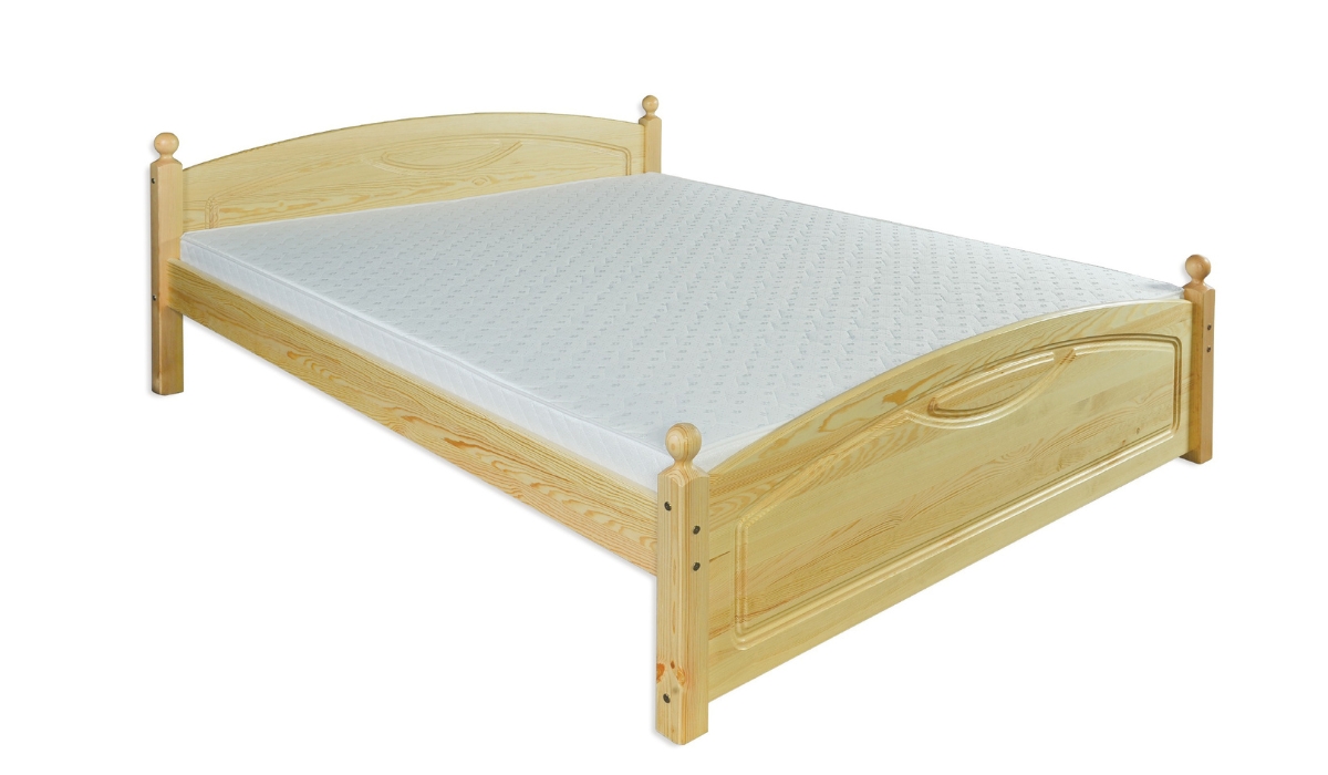 Łóżko z pojemnikiem sosnowe LK103