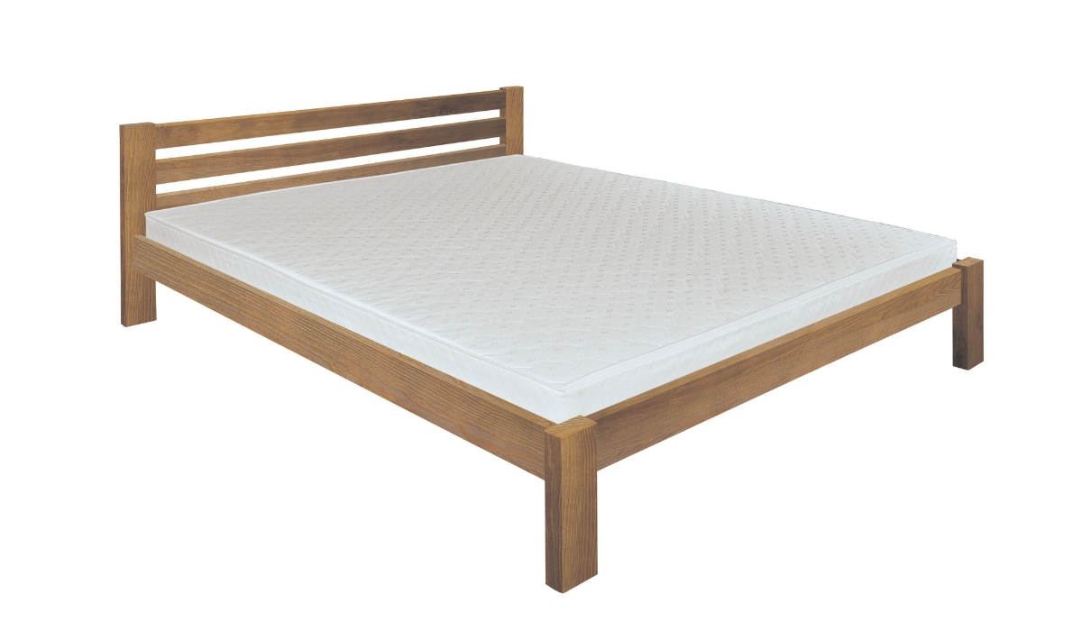 Łóżko z pojemnikiem sosnowe LK105