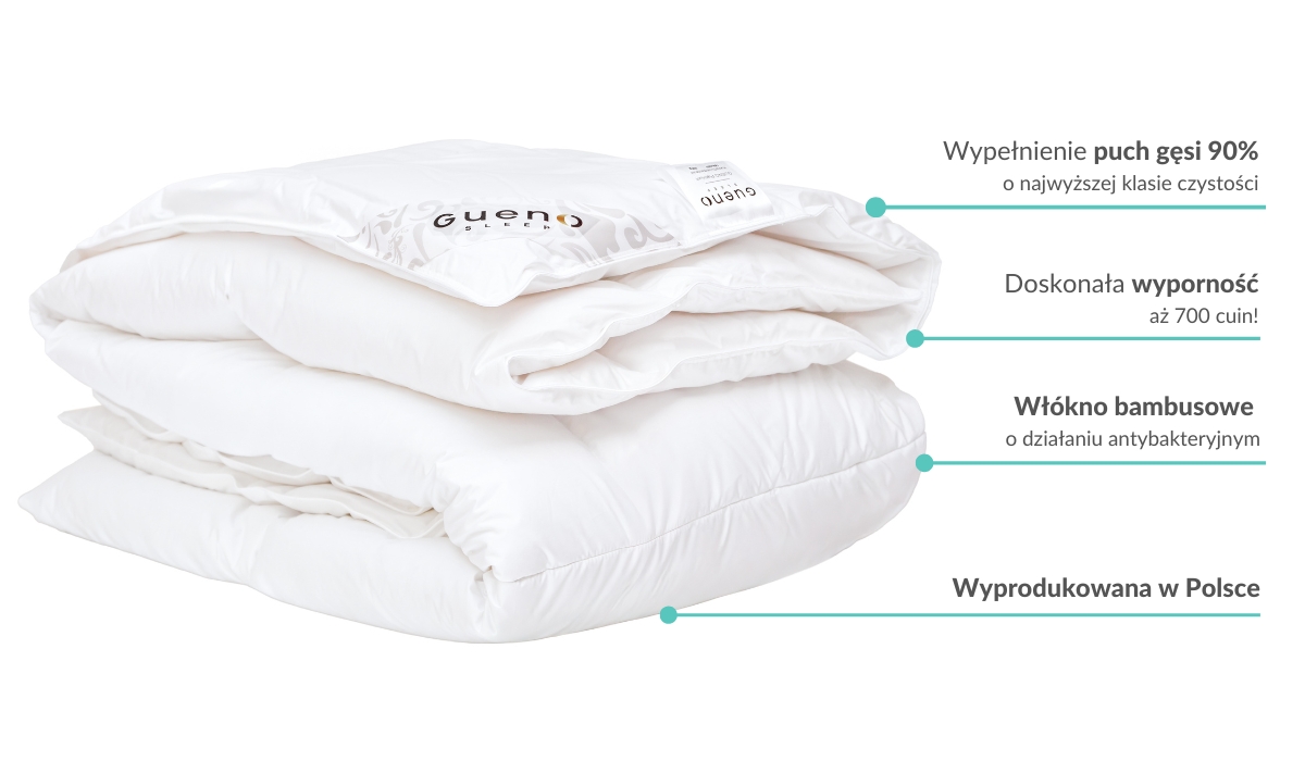 Kołdra puchowa Platinum GUENO