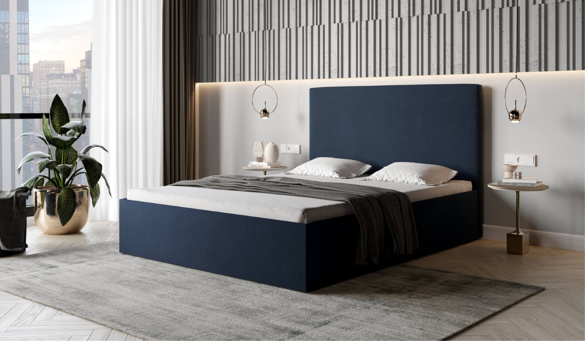 Łóżko tapicerowane czyli korpus z zagłówkiem 77