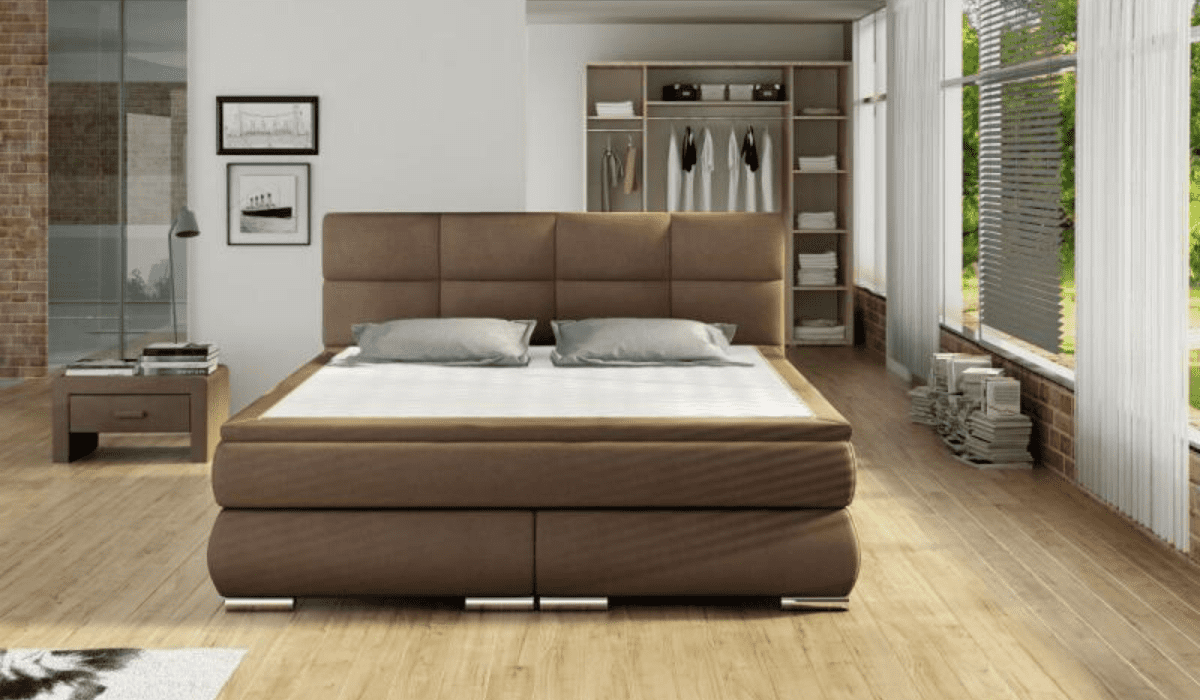 Łóżko kontynentalne BOX 81 M&K Foam Koło