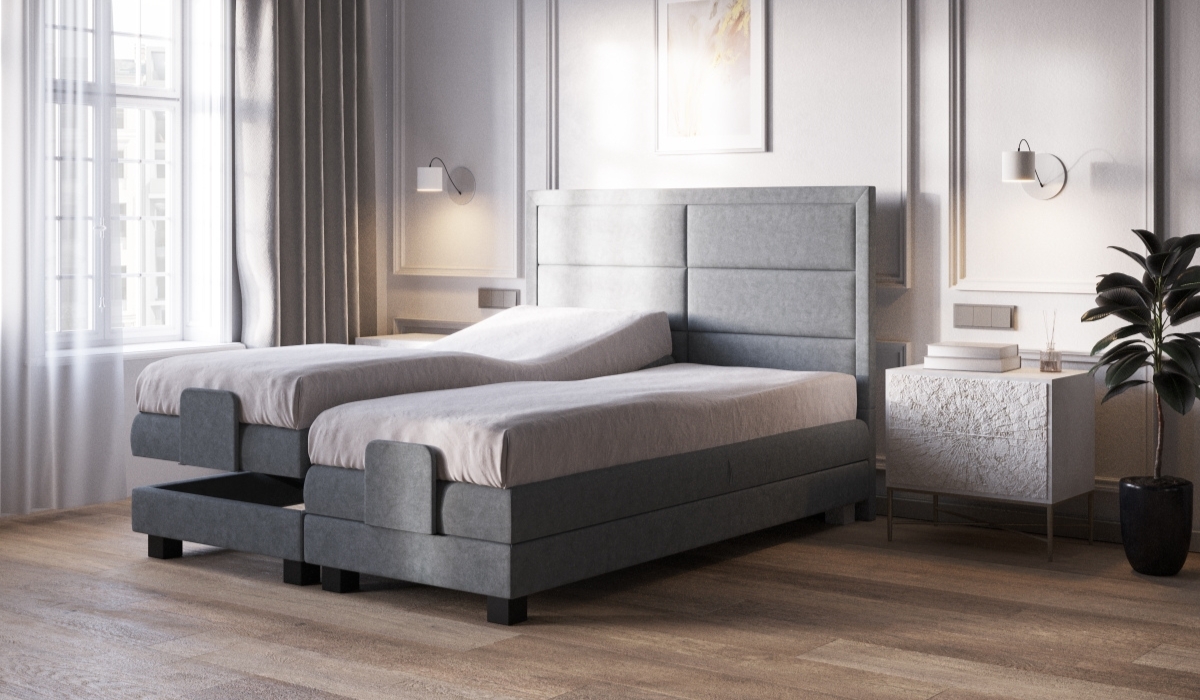 Łóżko kontynentalne COMFORT M&K Foam Koło
