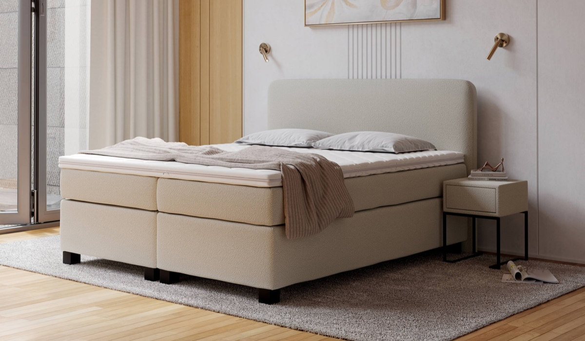 Łóżko kontynentalne RR34 M&K Foam Koło