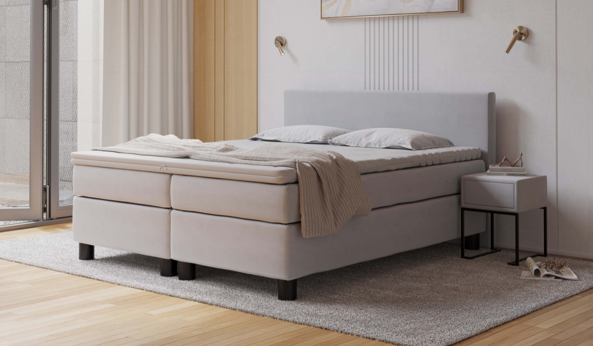 Łóżko kontynentalne RR34MTFK M&K Foam Koło