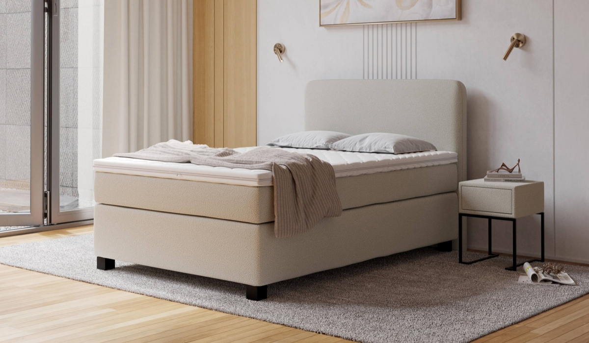 Łóżko kontynentalne RR34y M&K Foam Koło